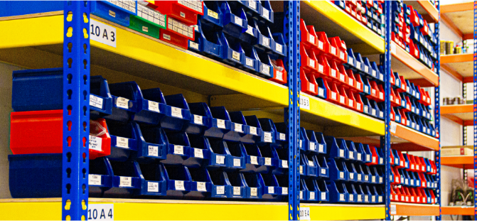 Складские помещения компании Арта Компонент